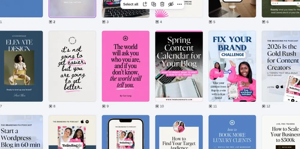 pinterest canva templates
